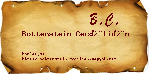Bottenstein Cecílián névjegykártya
